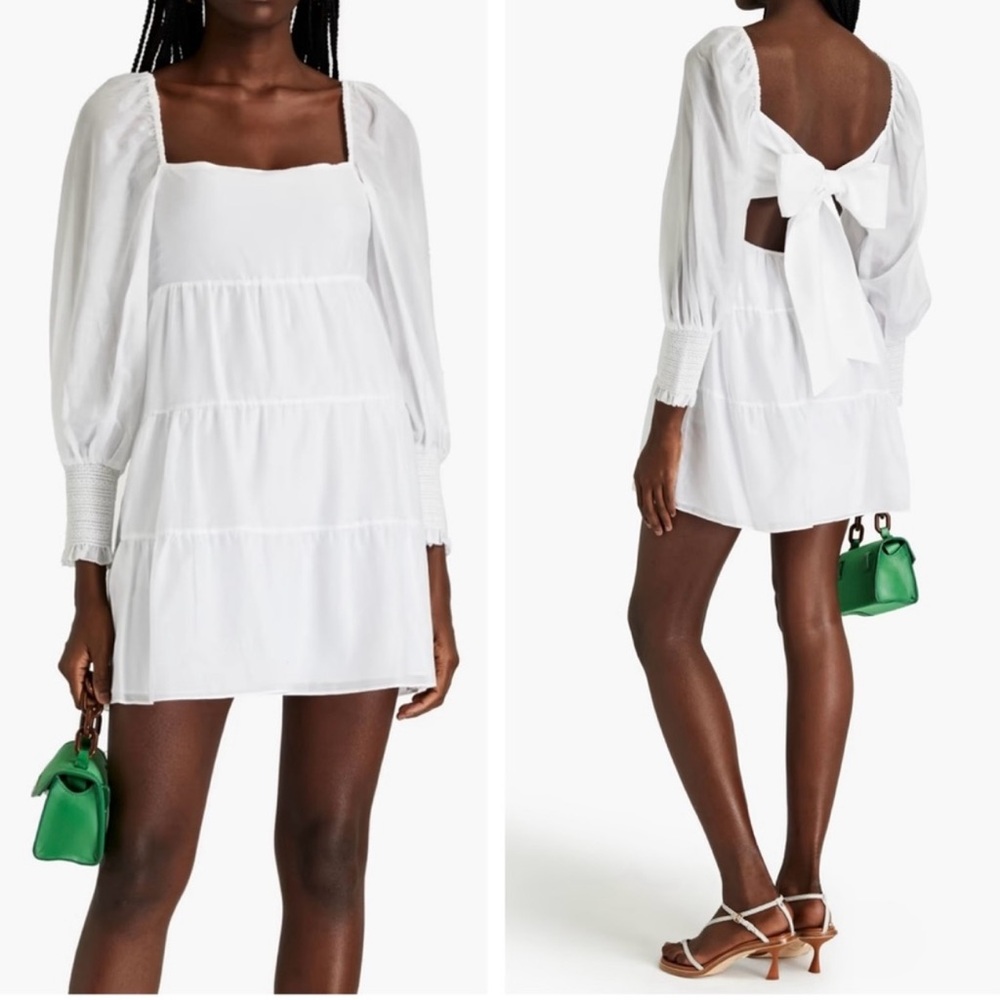 Alice + Olivia Rowen Tiered Mini Dress